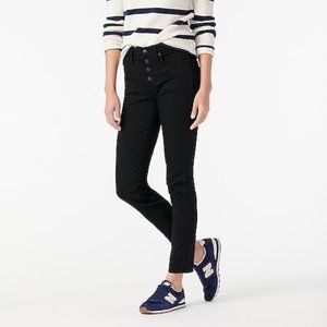J. Crew- Black 9” Vintage Straight Jeans
